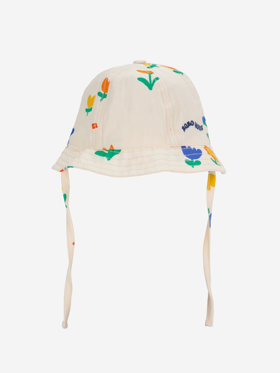 Bobo Choses Garden Party All Over Hat - Off White