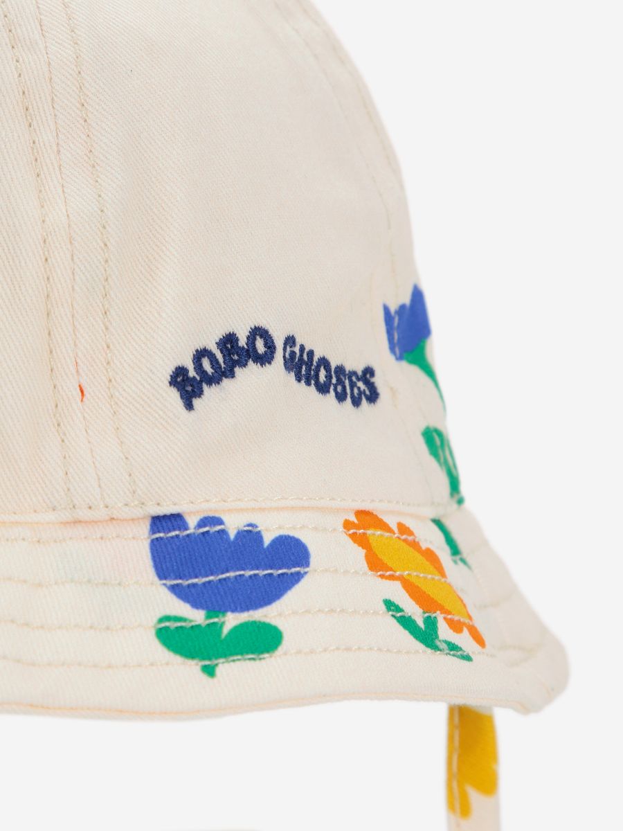 Bobo Choses Garden Party All Over Hat - Off White