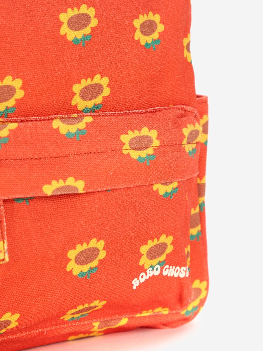 Bobo Choses Sunflower All Over Backpack - Red