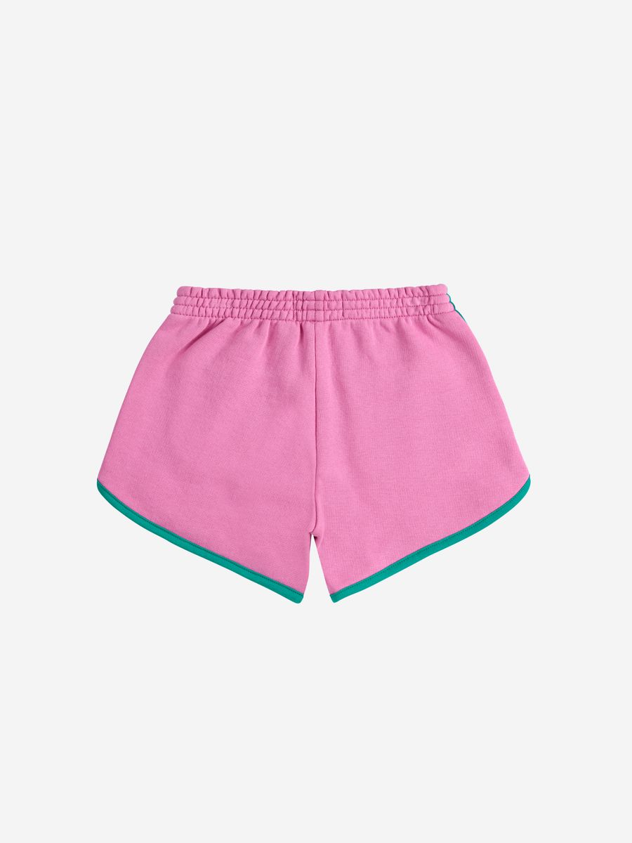 Bobo Choses Pink Color Block Shorts - Fuchsia