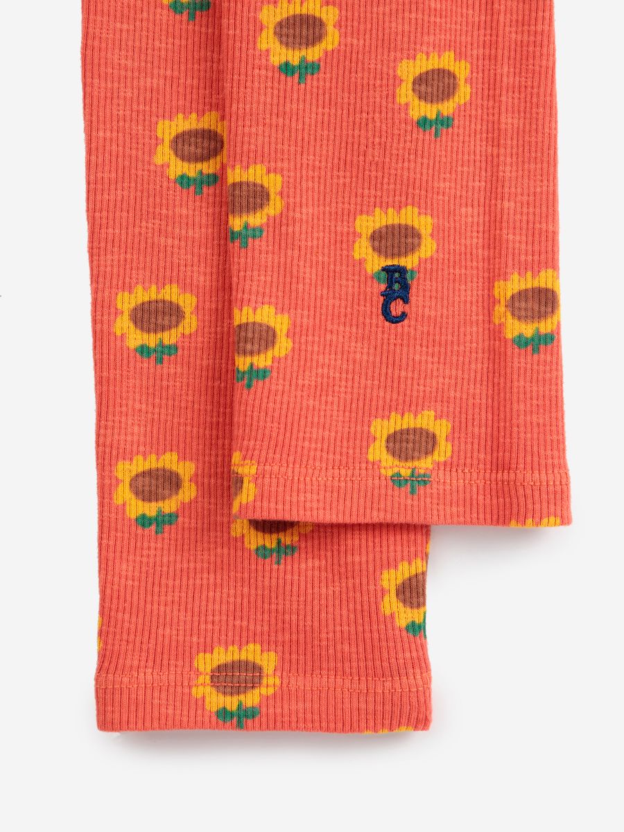 Bobo Choses Sunflower All Over Leggings - Red