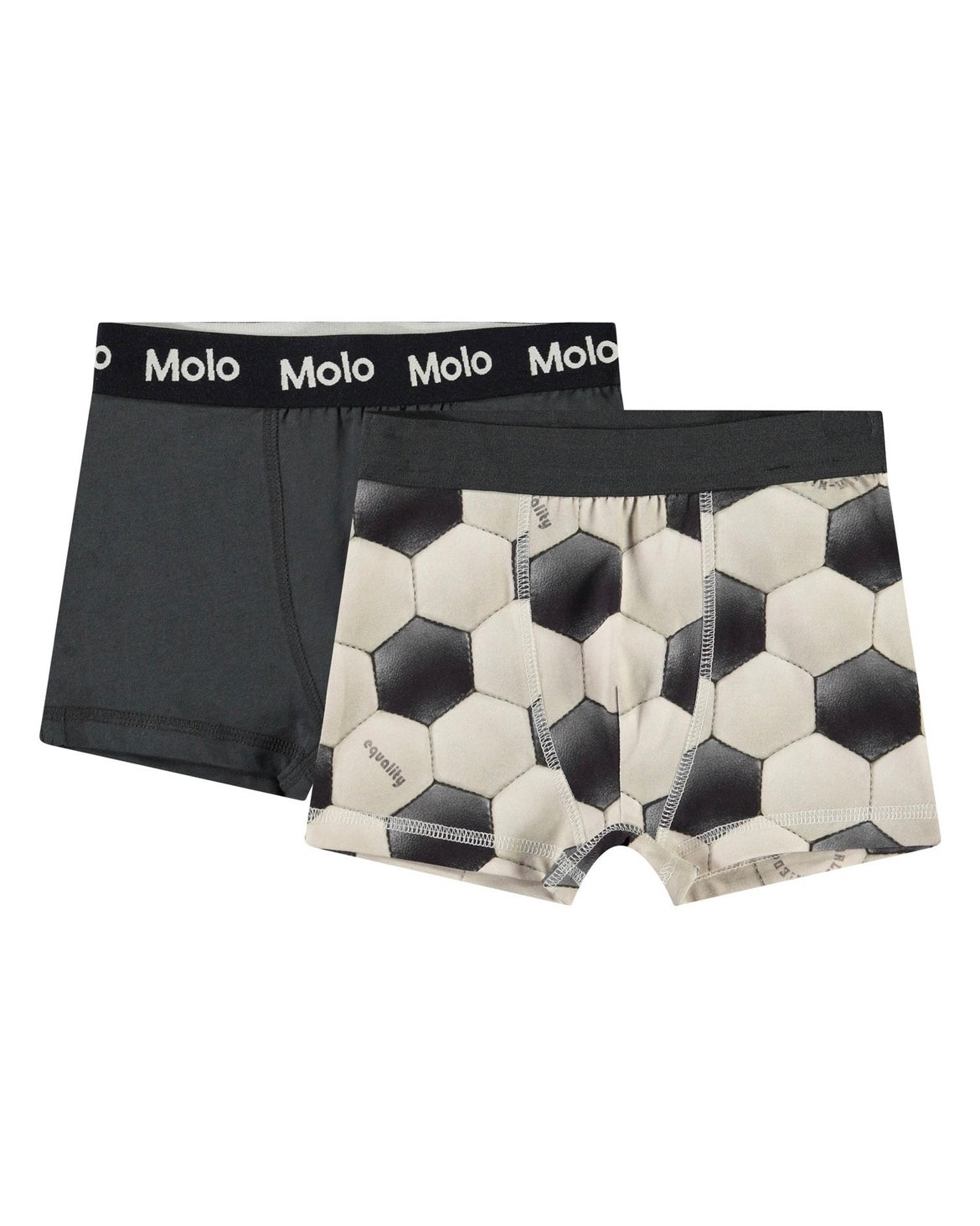 Molo Justin 2-Pack Underwear - Football Black