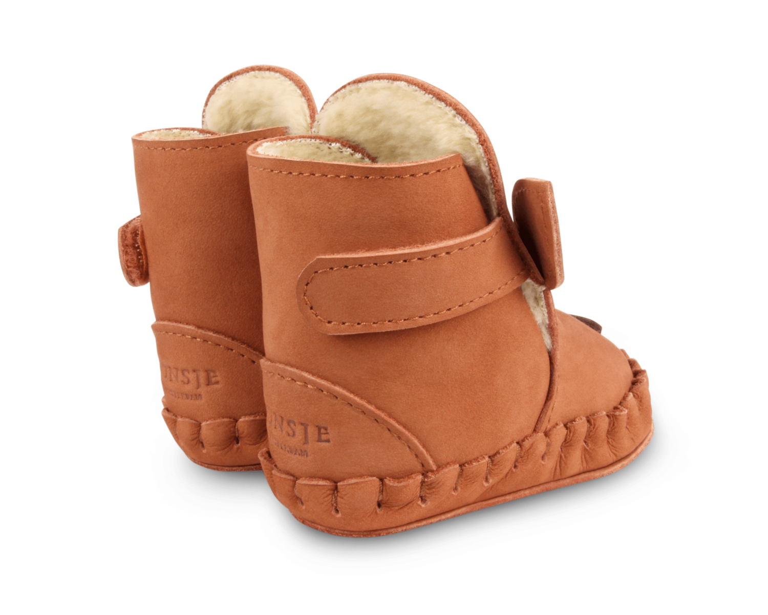 Donsje Kapi Classic Booties Deer - Walnut Nubuck