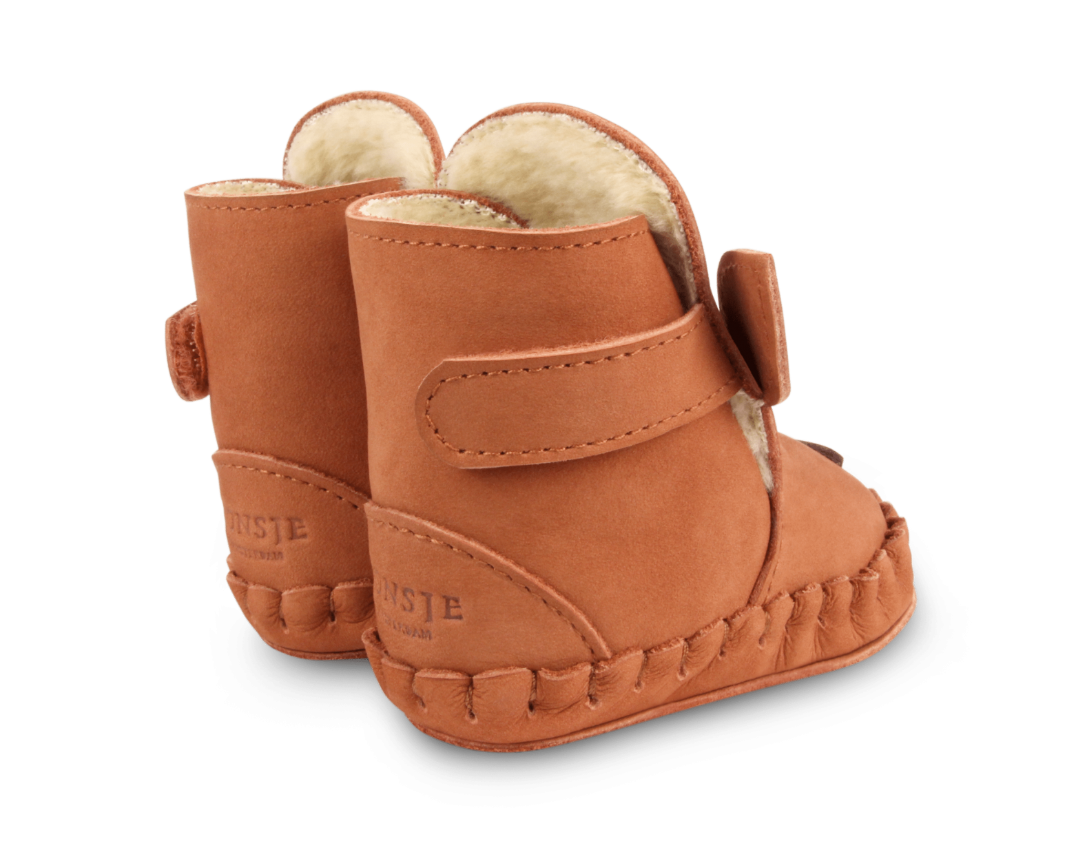 Donsje Kapi Classic Booties Deer - Walnut Nubuck