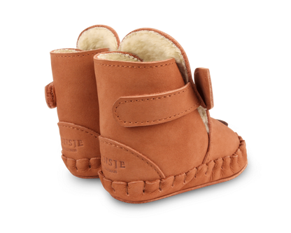 Donsje Kapi Classic Booties Deer - Walnut Nubuck