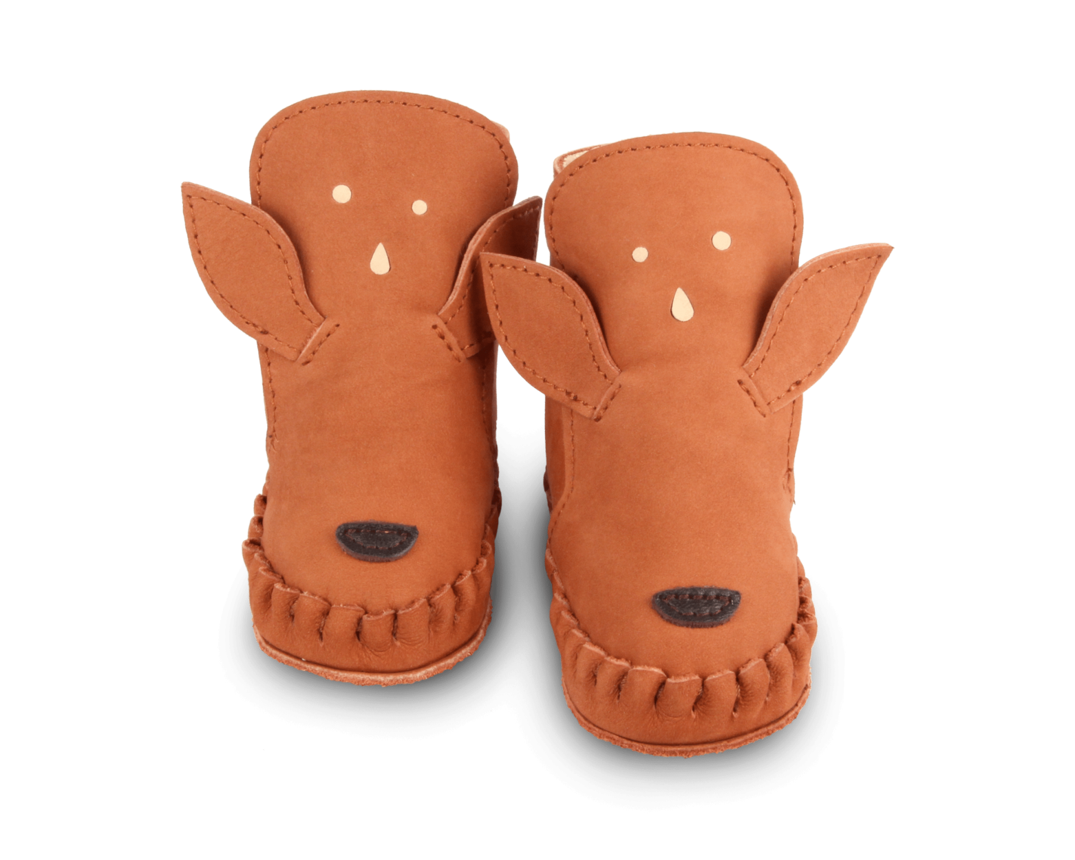 Donsje Kapi Classic Booties Deer - Walnut Nubuck