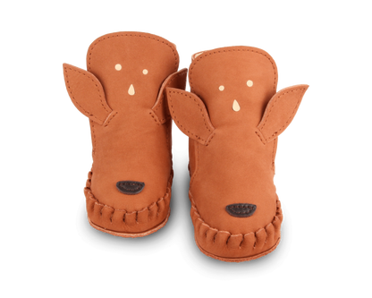 Donsje Kapi Classic Booties Deer - Walnut Nubuck