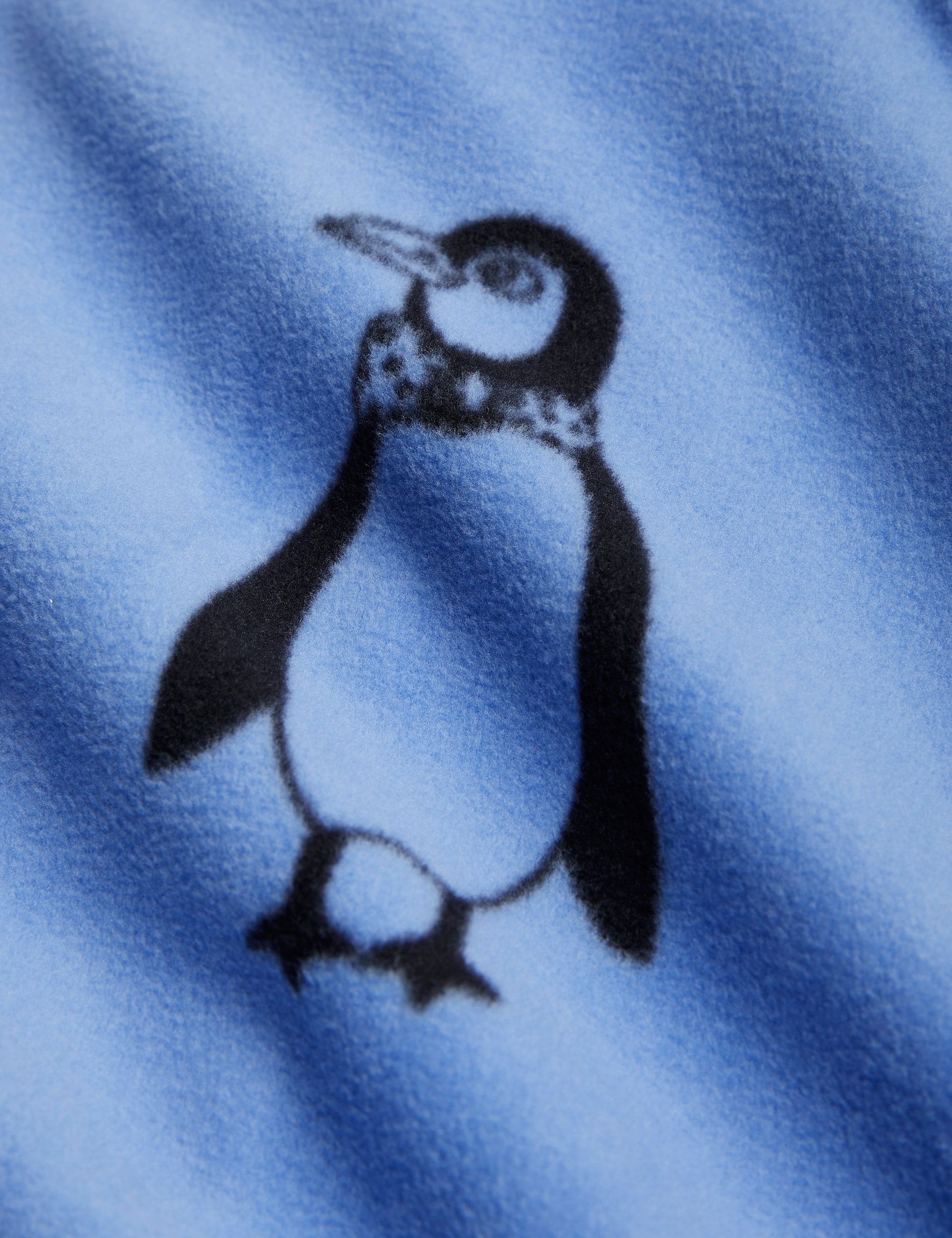 Mini Rodini Penguin Fleece Trousers - Blue