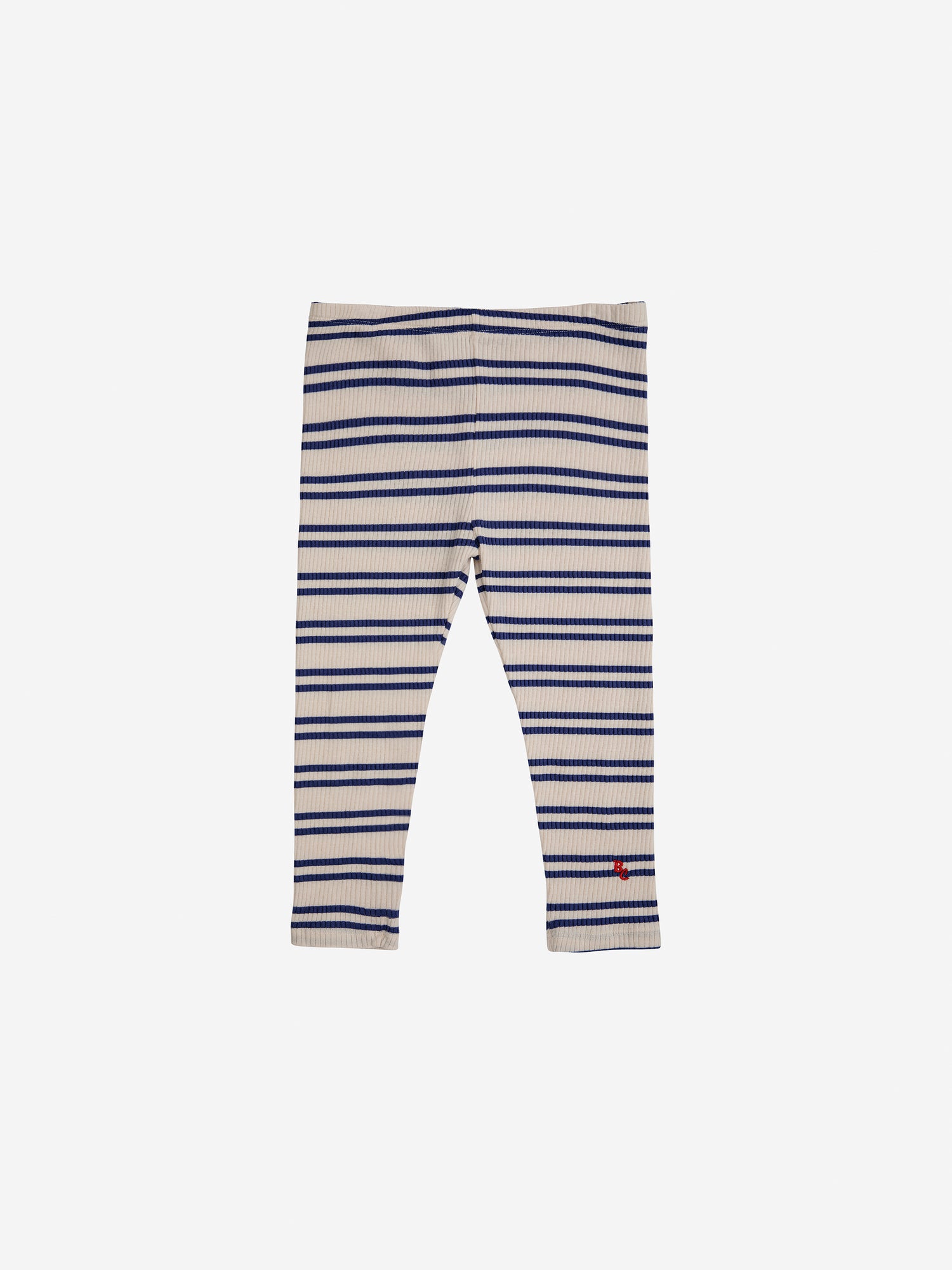 Bobo Choses Baby Blue Stripes Leggings - Offwhite