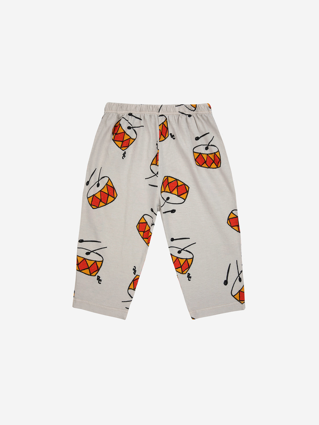 Bobo Choses Baby Play The Drums All Over Jersey Pants - Grey Beige