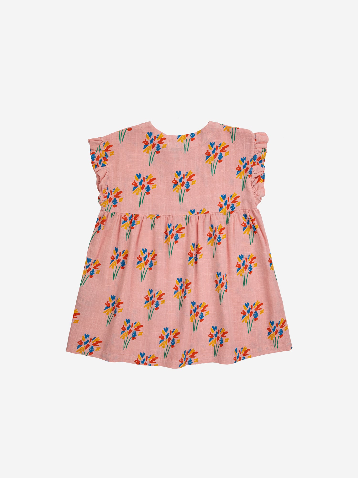 Bobo Choses Baby Fireworks All Over Woven Dress - Pink