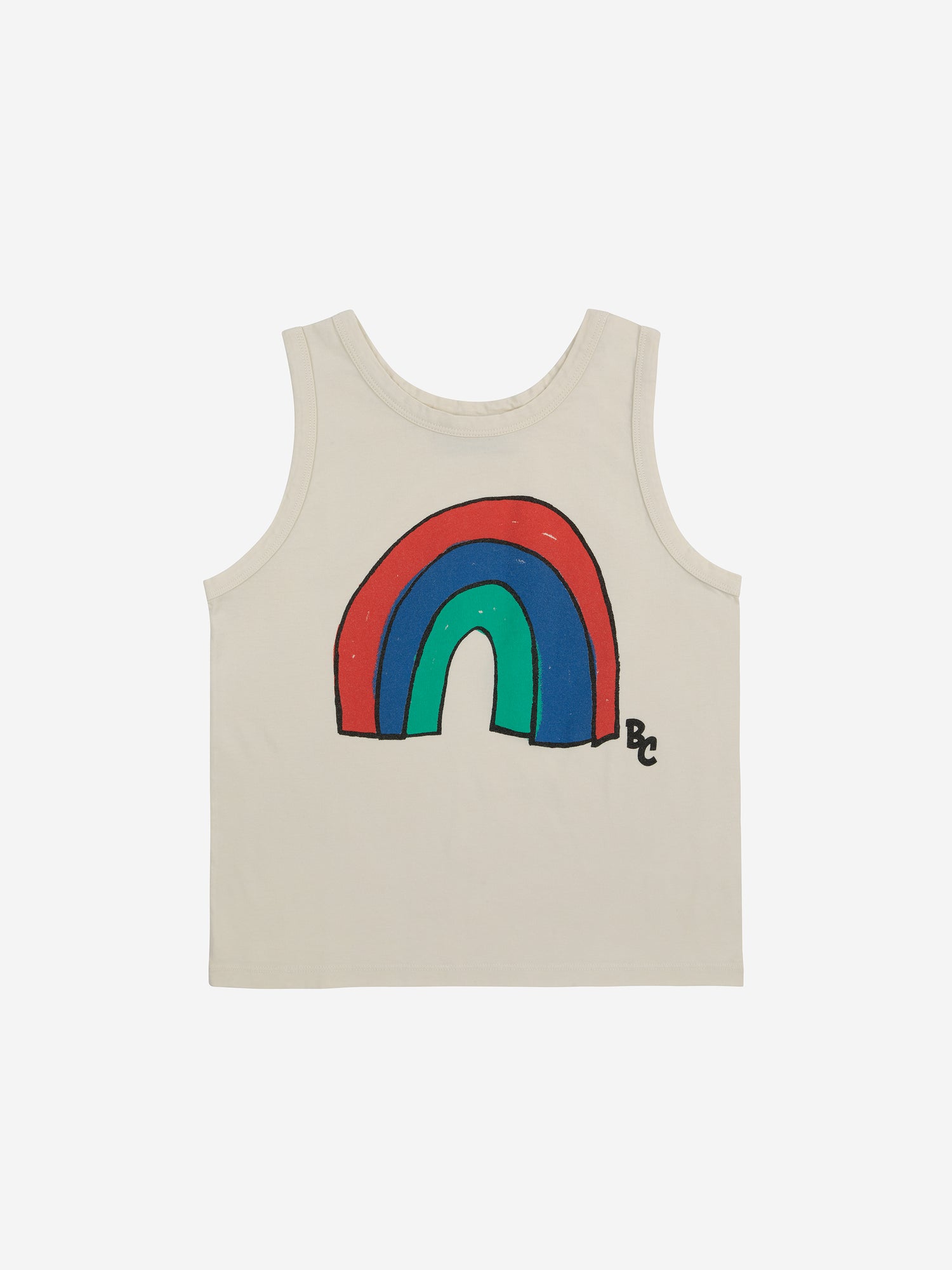 Bobo Choses Rainbow Tank Top - Off White