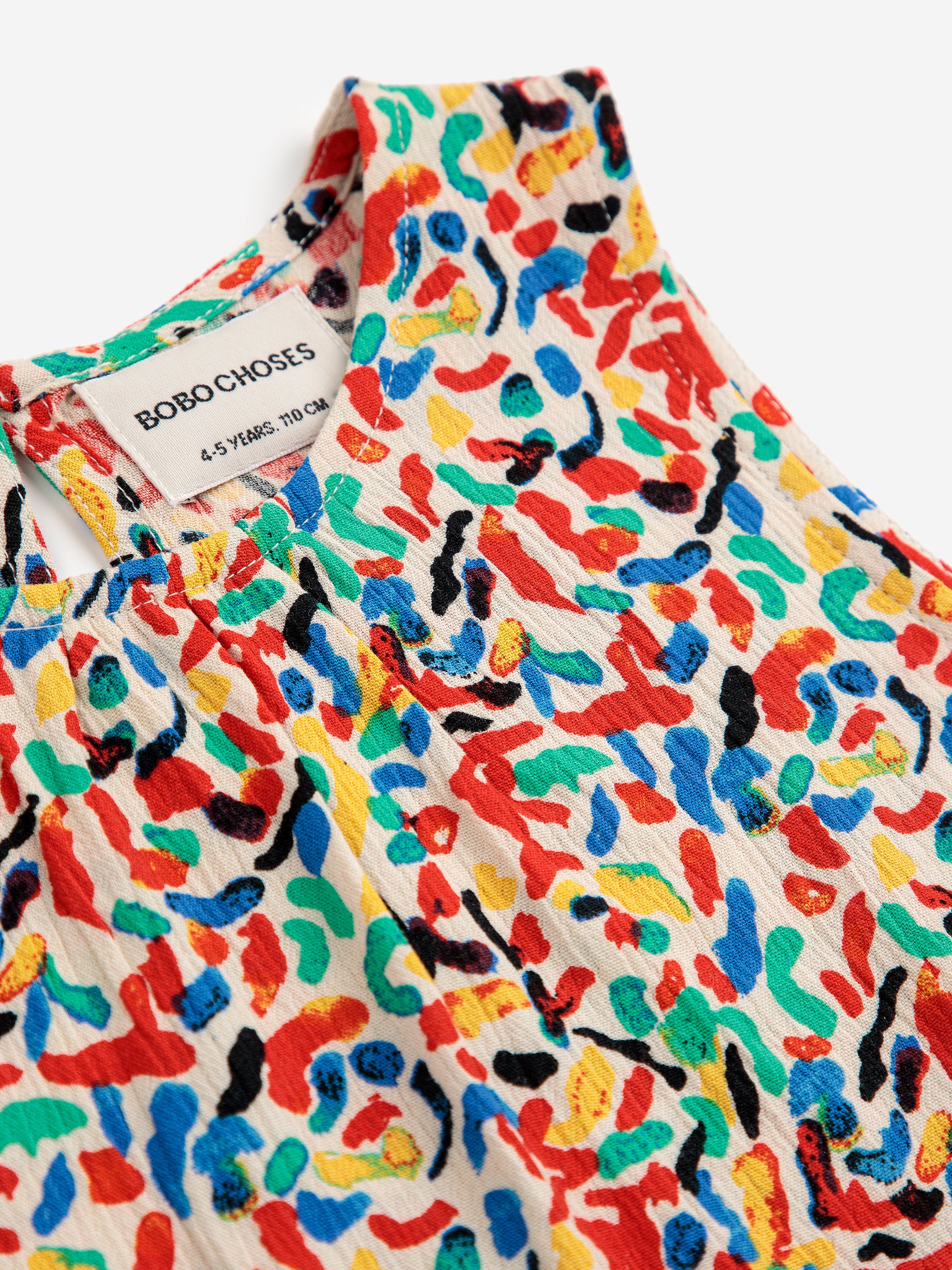 Bobo Choses Confetti All Over Woven Top - Multicolor