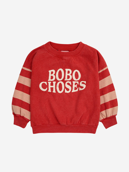 Bobo Choses Stripes Sweatshirt - Red