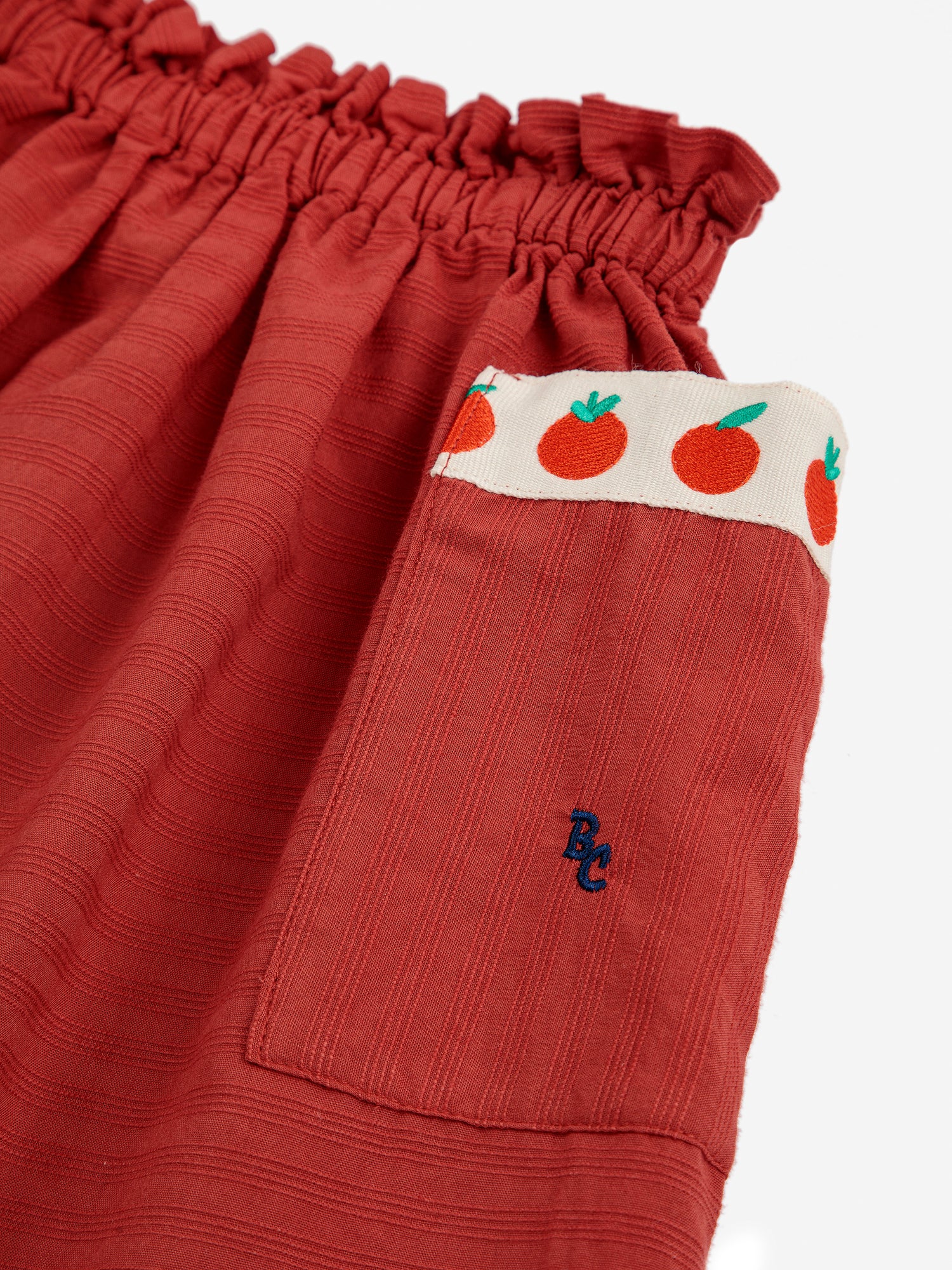 Bobo Choses Pockets Woven Skirt - Burgundy Red