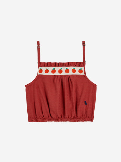 Bobo Choses Tomato Woven Top - Red