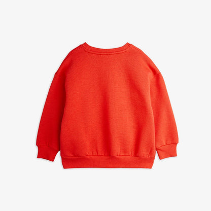 Mini Rodini Dog Embroidered Sweatshirt - Red