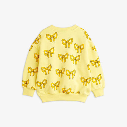 Mini Rodini Bow All Over Print Sweatshirt - Yellow