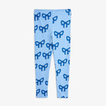 Mini Rodini Bow All Over Print Leggings - Blue