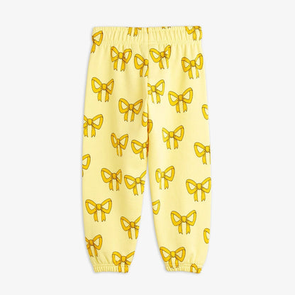 Mini Rodini Bow All Over Print Sweatpants - Yellow