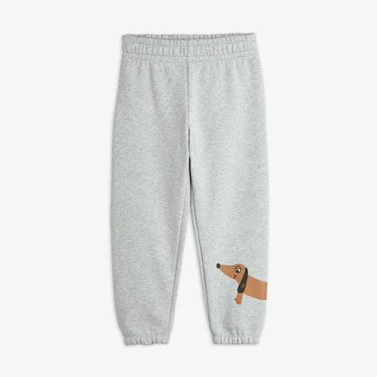 Mini Rodini Dog Sp Sweatpants - Grey Melange