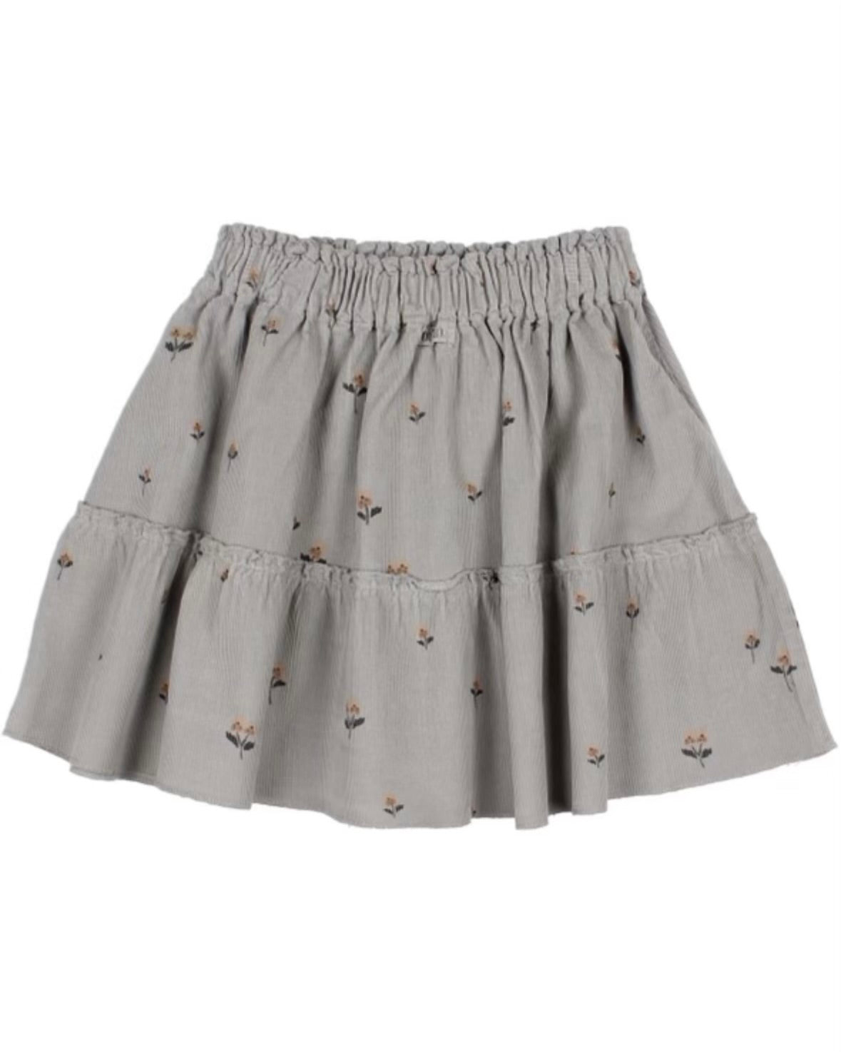 Buho Romance Skirt - Glacier Print