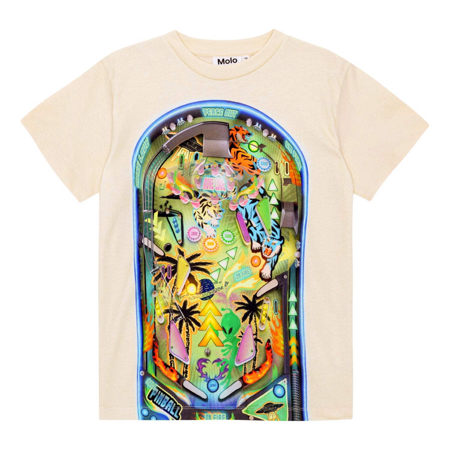 Molo Riley Short Sleeves T-Shirts - Pinball light