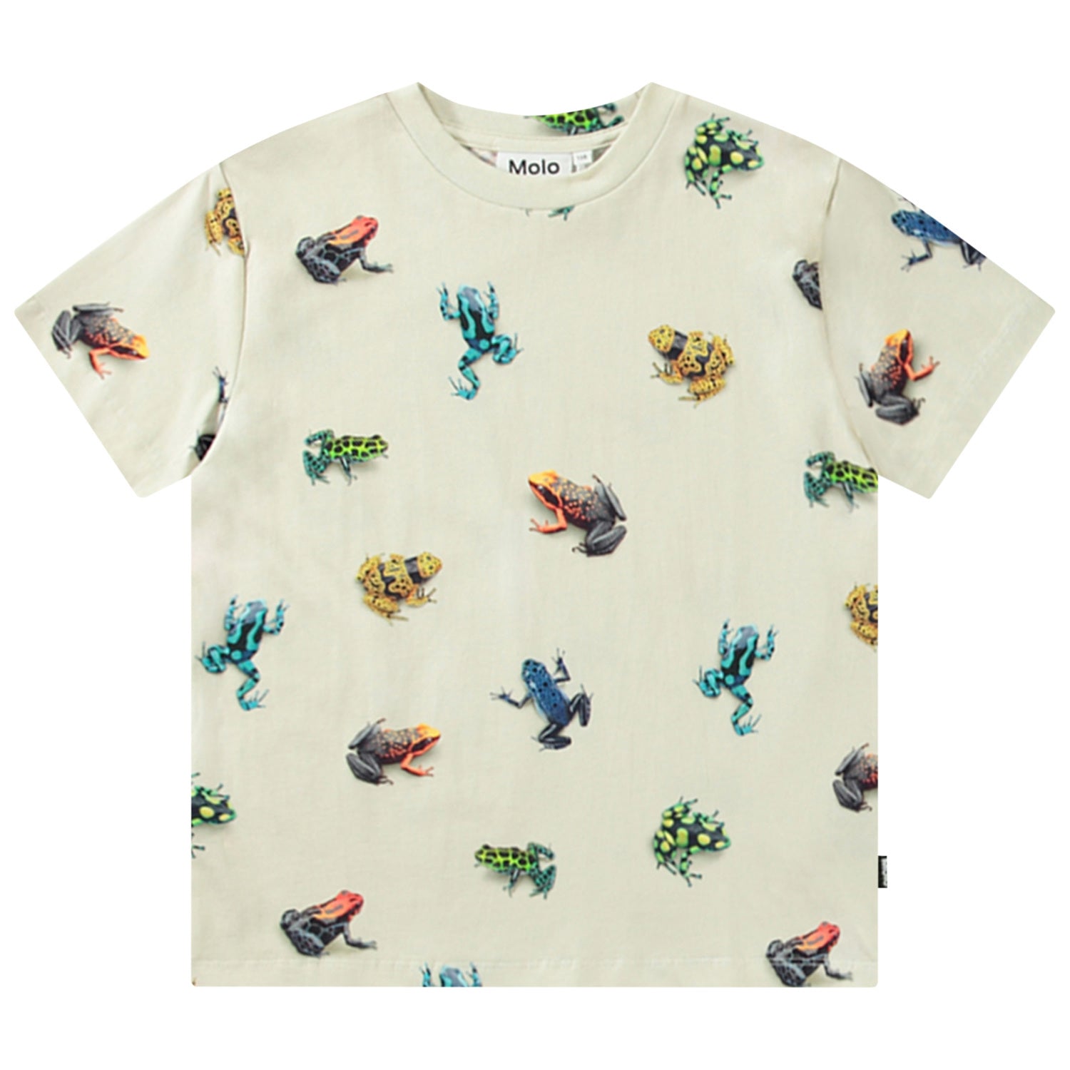 Molo Roxo Short Sleeve T-Shirt - Vibrant Frogs