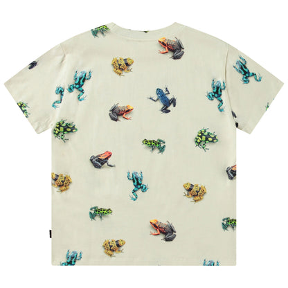 Molo Roxo Short Sleeve T-Shirt - Vibrant Frogs