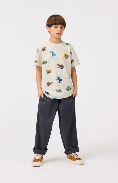 Molo Roxo Short Sleeve T-Shirt - Vibrant Frogs