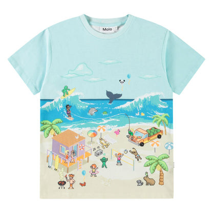 Molo Riley Tee - Pixel Beach