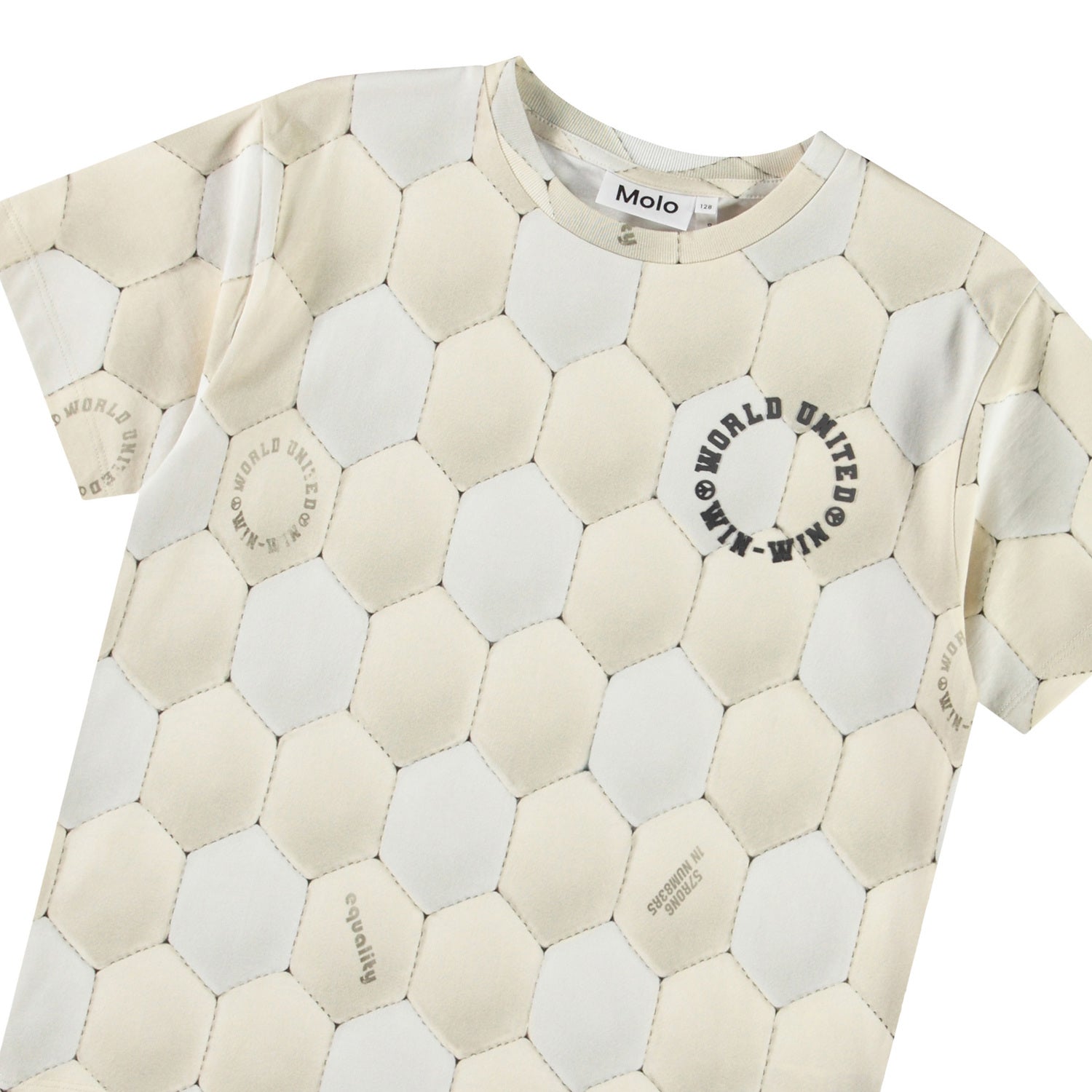 Molo Riley Short Sleeve T-Shirt  - Football Calm