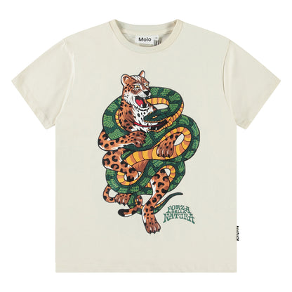 Molo Riley Short Sleeve T-Shirt  - Jaguar And Snake