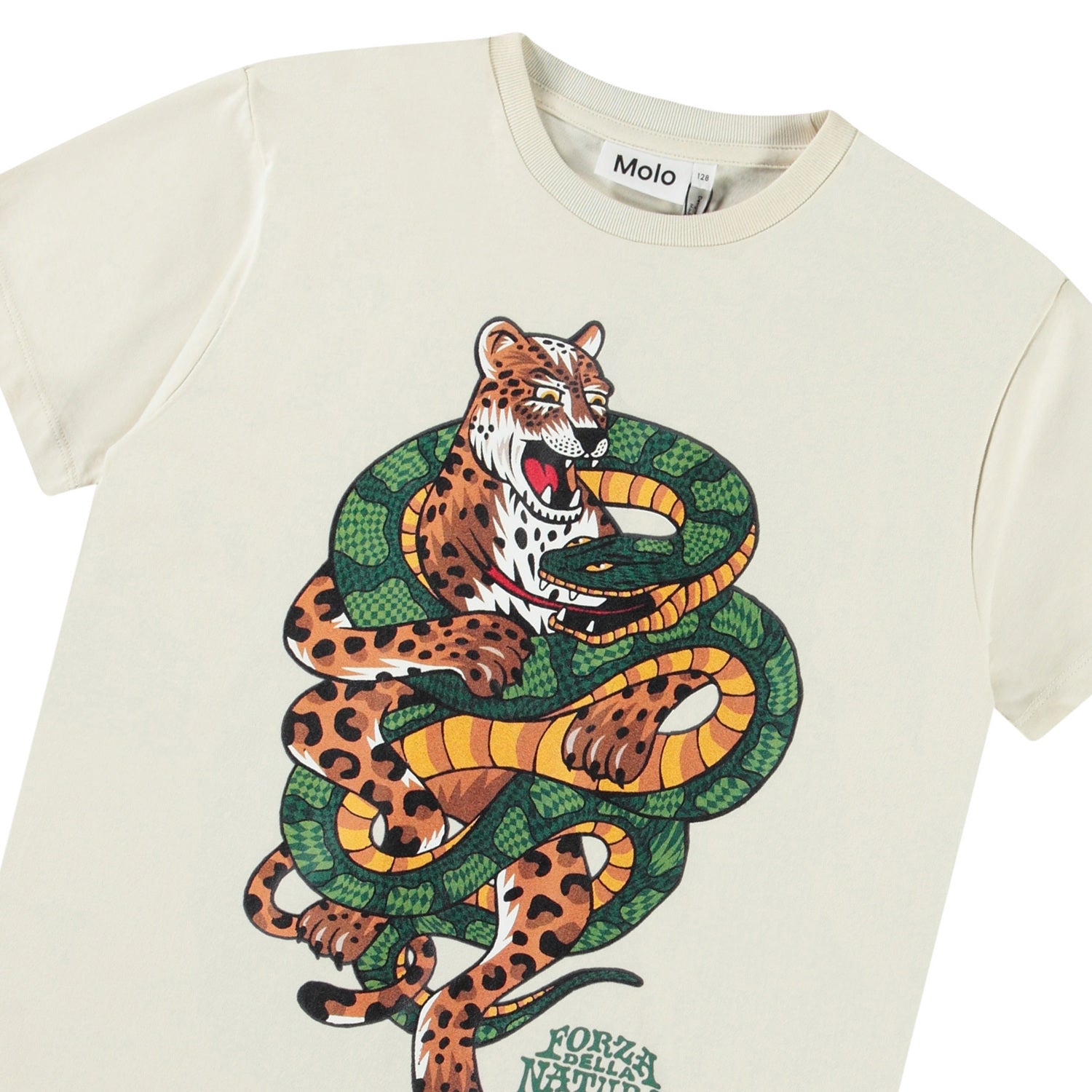 Molo Riley Short Sleeve T-Shirt  - Jaguar And Snake