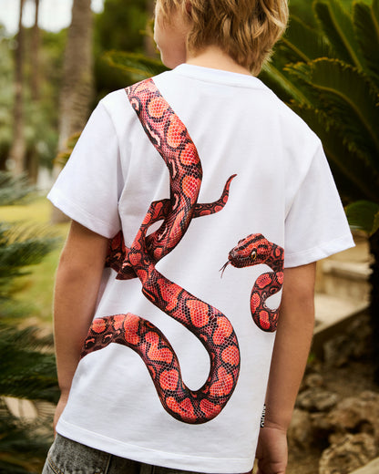 Molo Rubin Short Sleeve T-Shirt - Red Snake