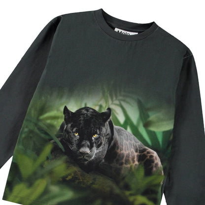 Molo Rube Long Sleeve Tee - Black Jaguar