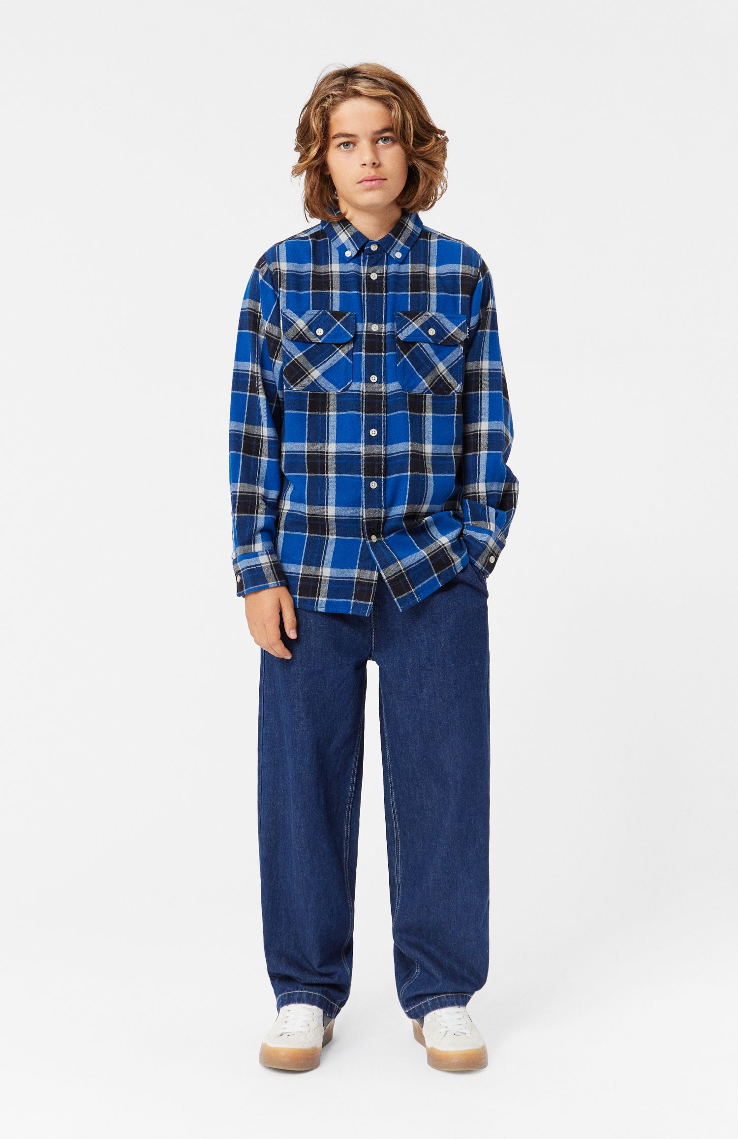 Molo Rozzy Long Sleeves Shirt - Oceanic Check