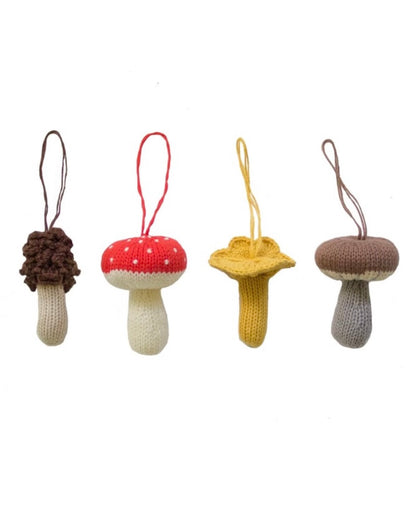 Bla Bla Holiday Ornaments - Mushrooms