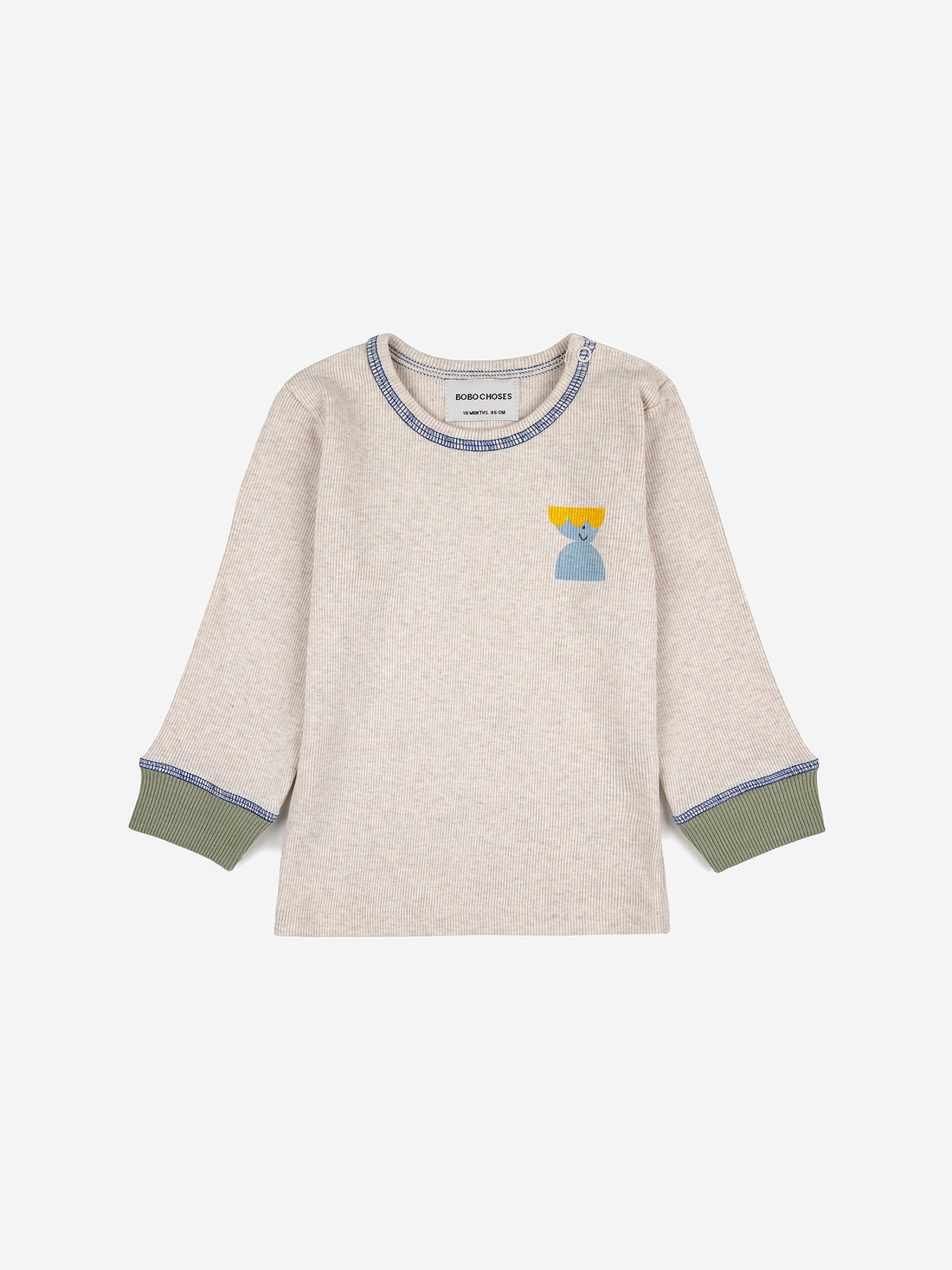 Bobo Choses Baby Funny Blue Friend T-Shirt