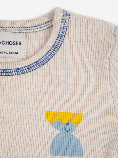 Bobo Choses Baby Funny Blue Friend T-Shirt