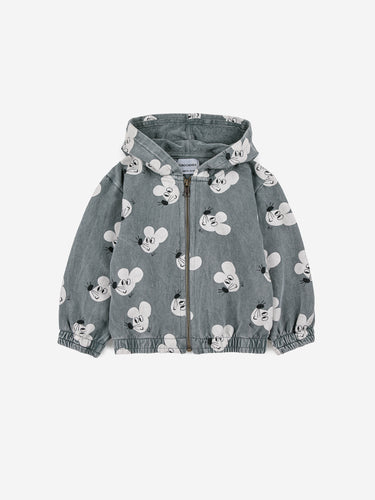 Bobo Choses Baby Mouse All Over Zipped Hoodie