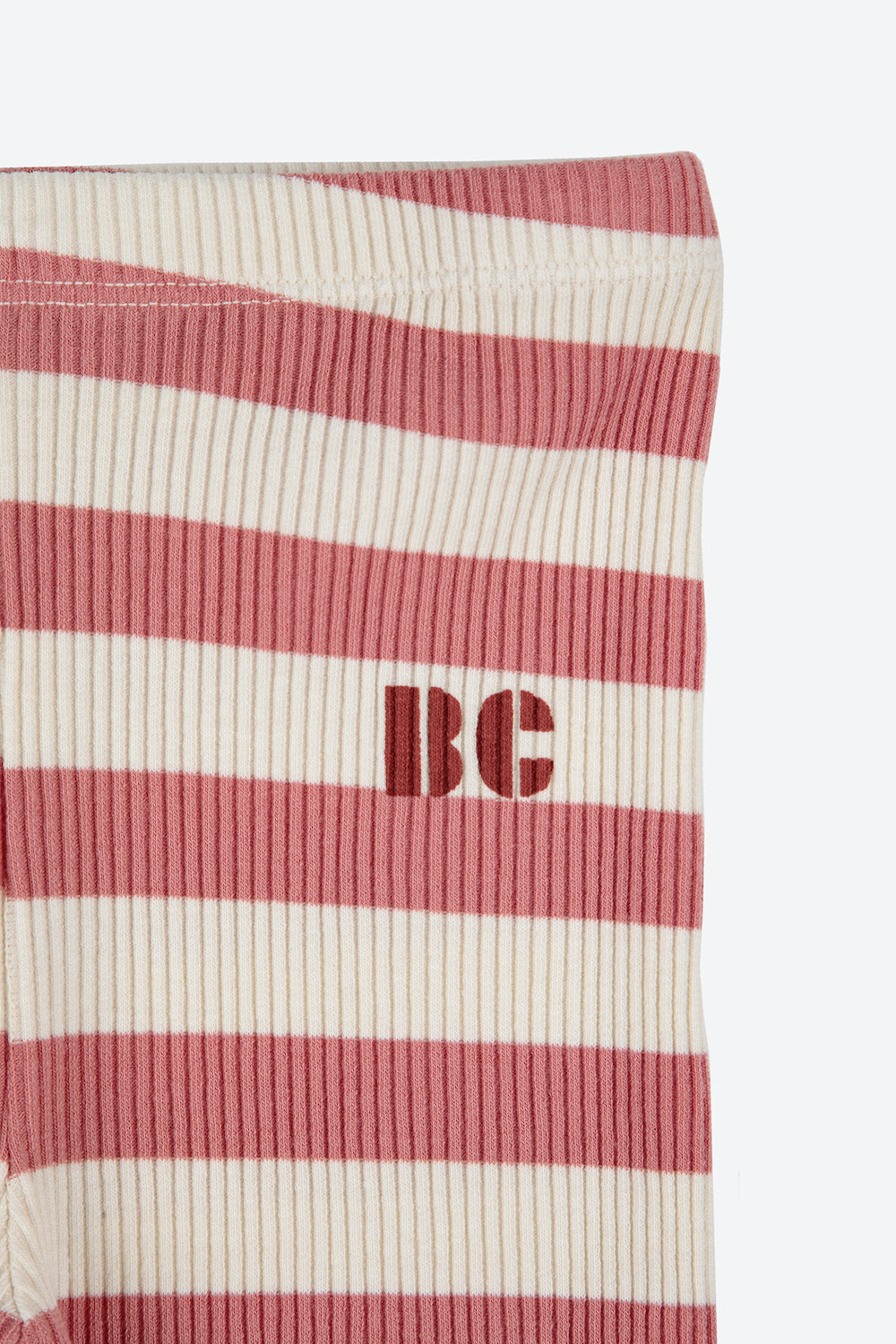 Bobo Choses Baby Maroon Stripes Leggings