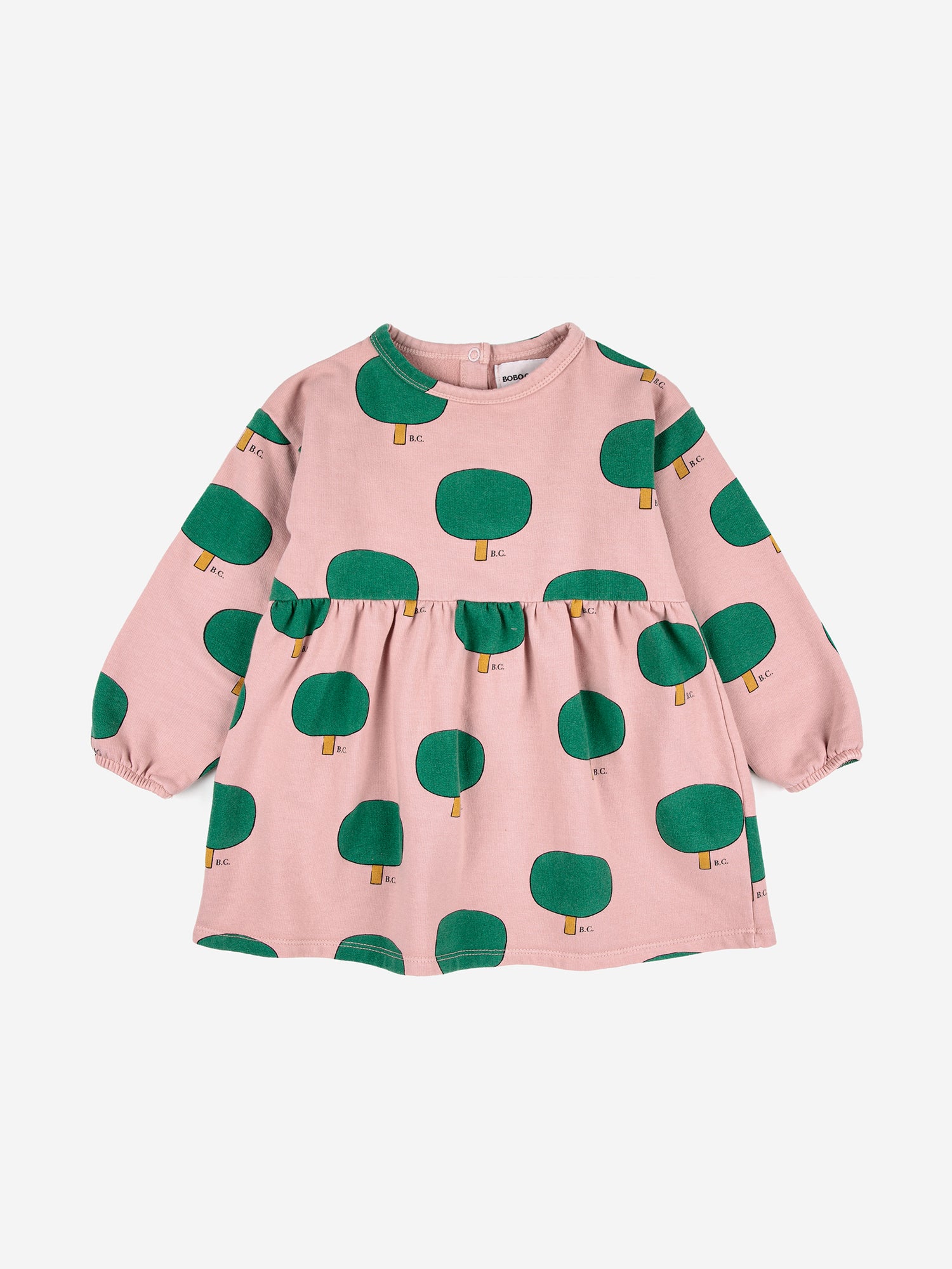 Bobo Choses Baby Green Tree All Over Dress