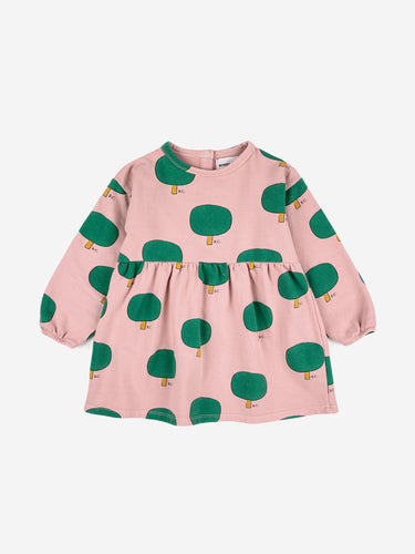 Bobo Choses Baby Green Tree All Over Dress