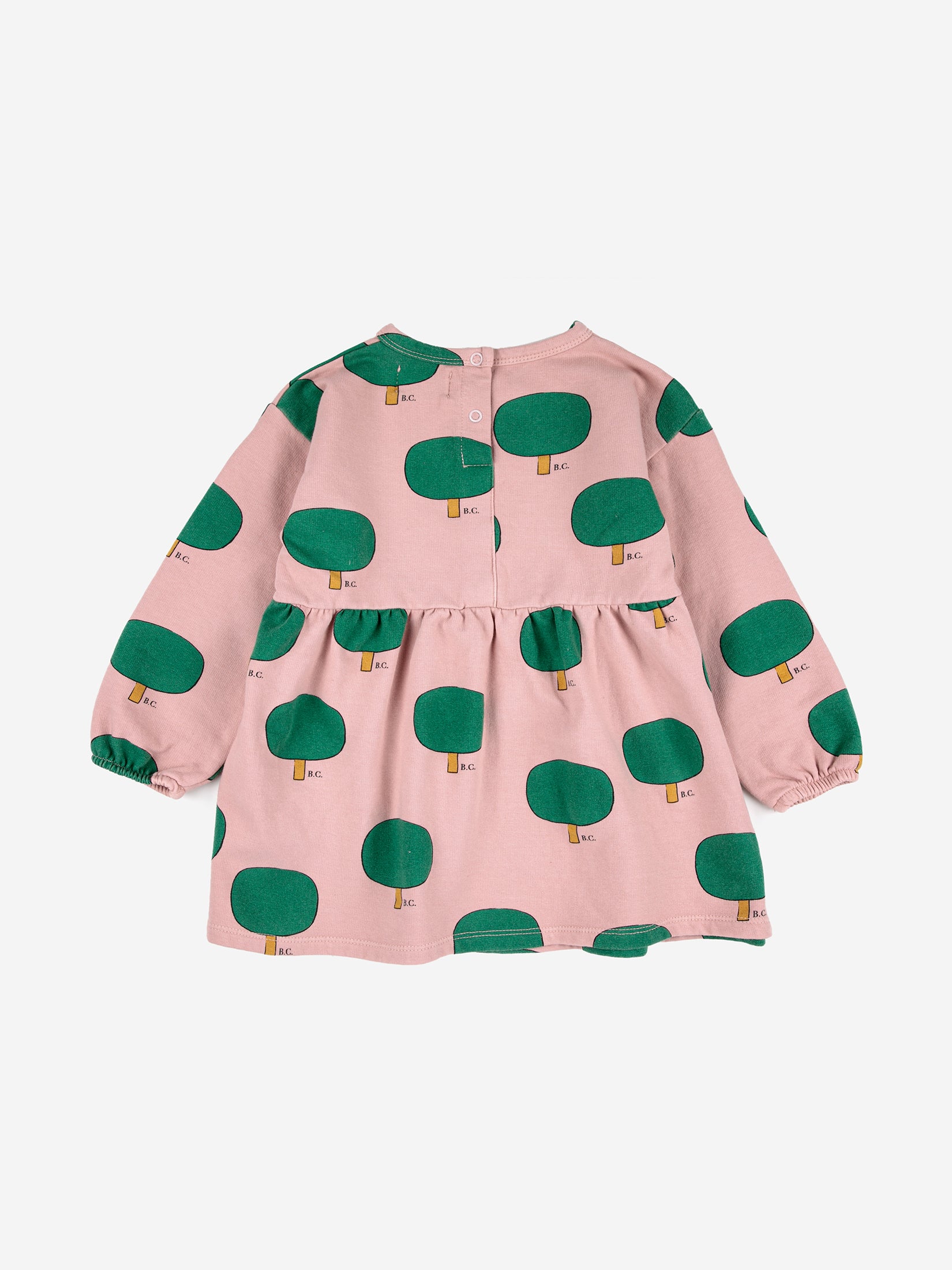 Bobo Choses Baby Green Tree All Over Dress