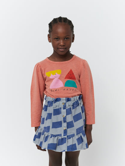 Bobo Choses Checker All Over Woven Skirt