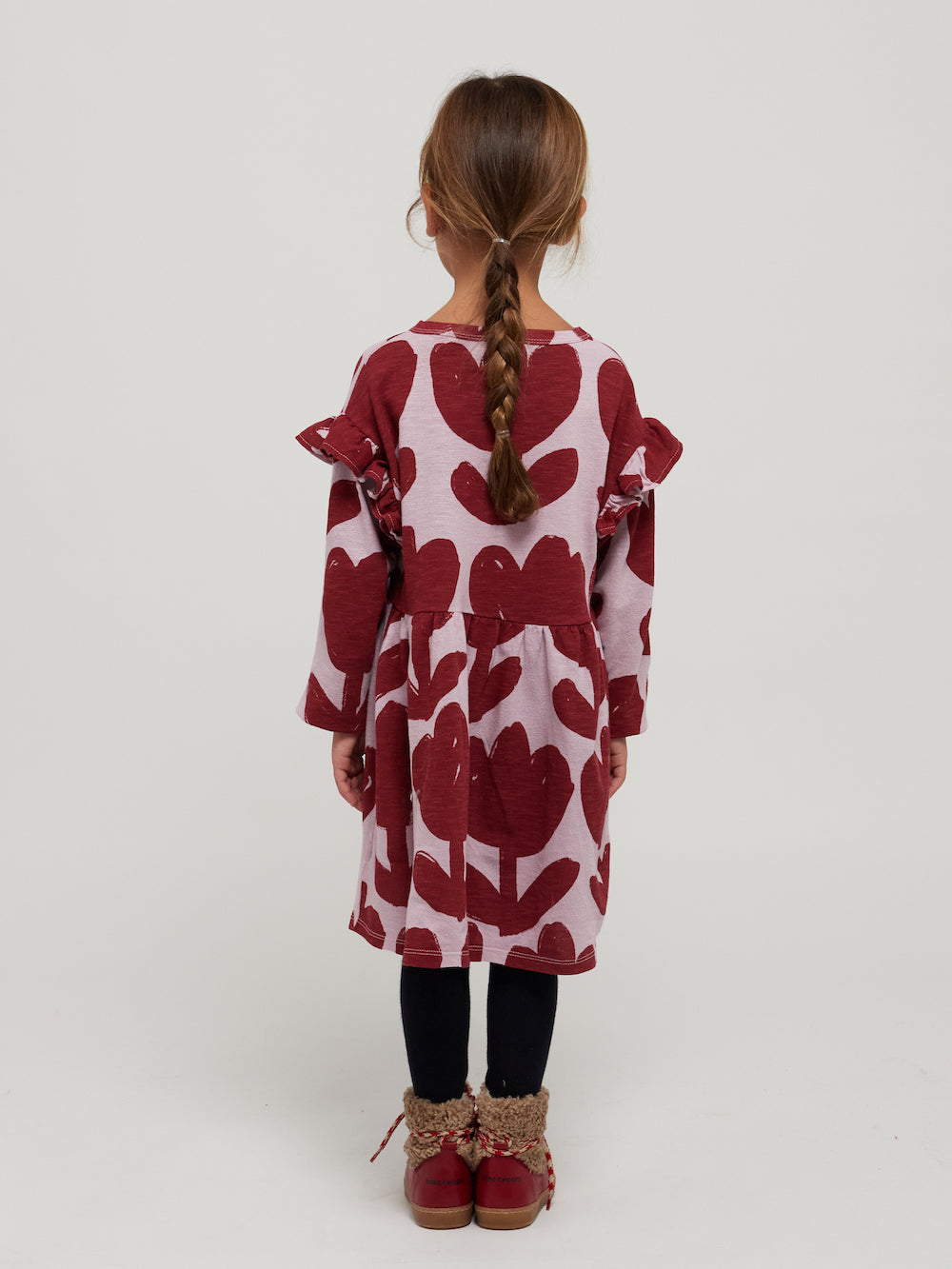 Bobo Choses Retro Flowers All Over Ruffle Dress