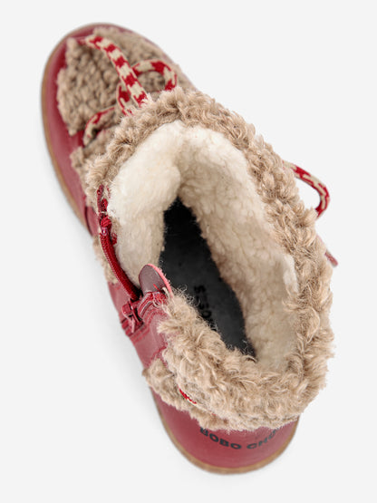 Bobo Choses Faux Shearling Boots