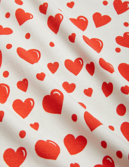 Mini Rodini Heart Tee - Multi