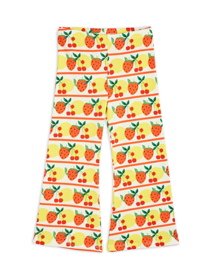 Mini Rodini Fruits Aop Flared Trousers - Multi